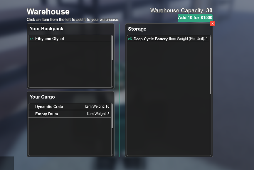 LightWorksDev's tweet image. Introducing Warehouses.

North Crow Station now has a warehouse facility, efficient storage for the entirety of your Arctica playthrough. Make sure to be smart when storing your inventory items and utilize the packaging facility.

#RobloxDev 
#Roblox