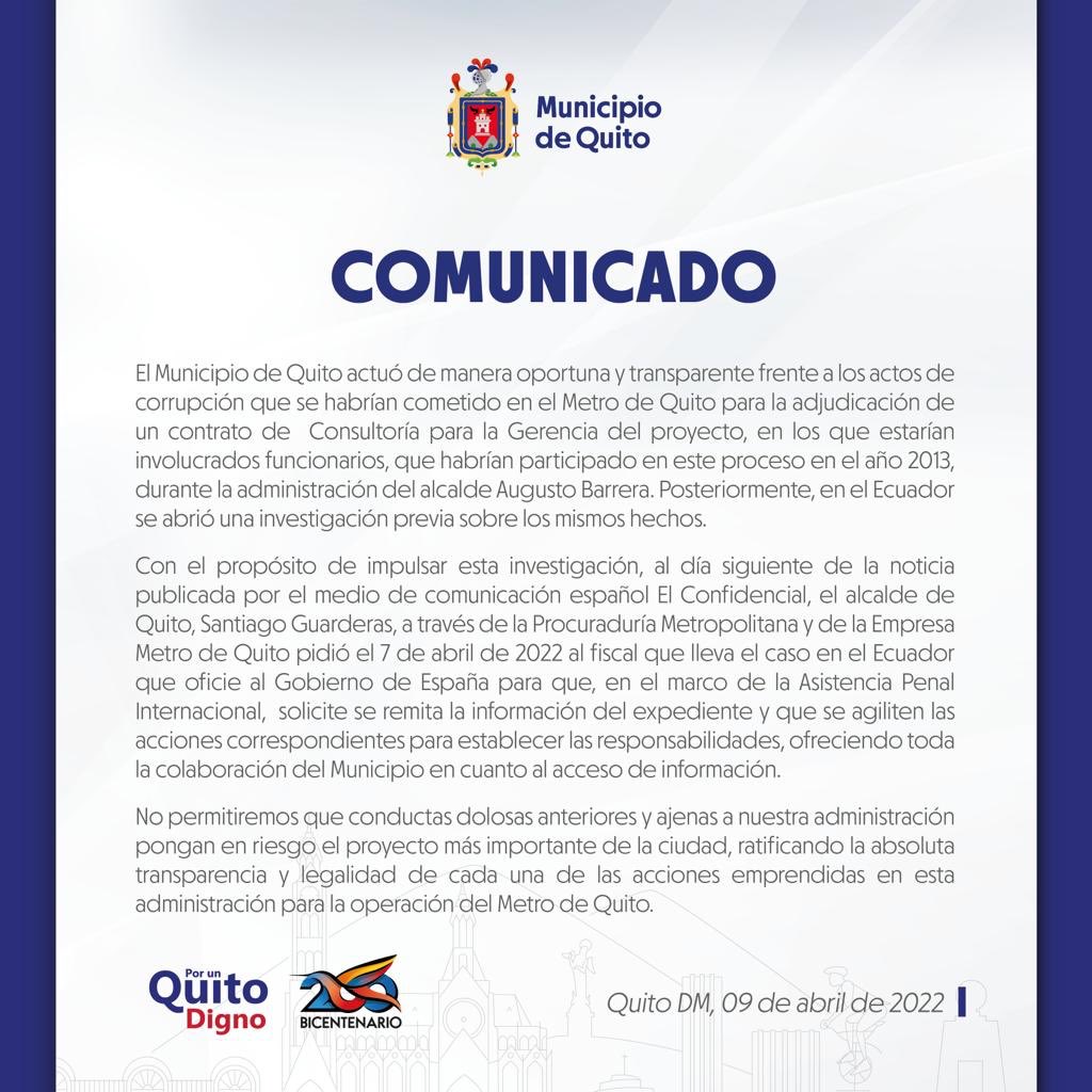 COMUNICADO