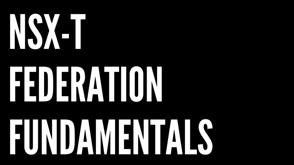 TrainTechBytes's tweet image. Want to learn NSX-T Federation? Our NSX-T Federation Fundamentals course has you covered! We&apos;ll discuss the architecture, deployment, and configuration of Federation! This is a &quot;must have&quot; if you plan on deploying federation in production. Check it out @ buff.ly/3uO3Ost