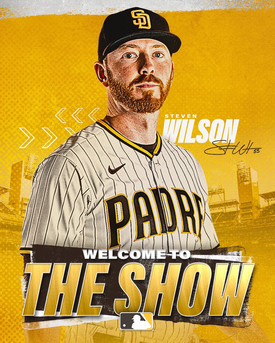Padres's tweet photo. Welcome to the Show, @Swilson2436! https://t.co/wYToTif8wd