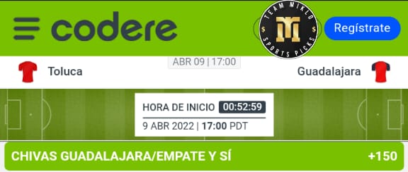 ale_picks's tweet photo. Boom!!! TeamMiklo lo hace de nuevo! #MikloStyle Positivo y sabroso! Chivas DO & AA +150 β
Si llegamos a 200 πππ¬ soltaltamos la jugada de Momio positivo madrugadora π
https://t.co/T7ddDEMOVE π https://t.co/euc027nsNV