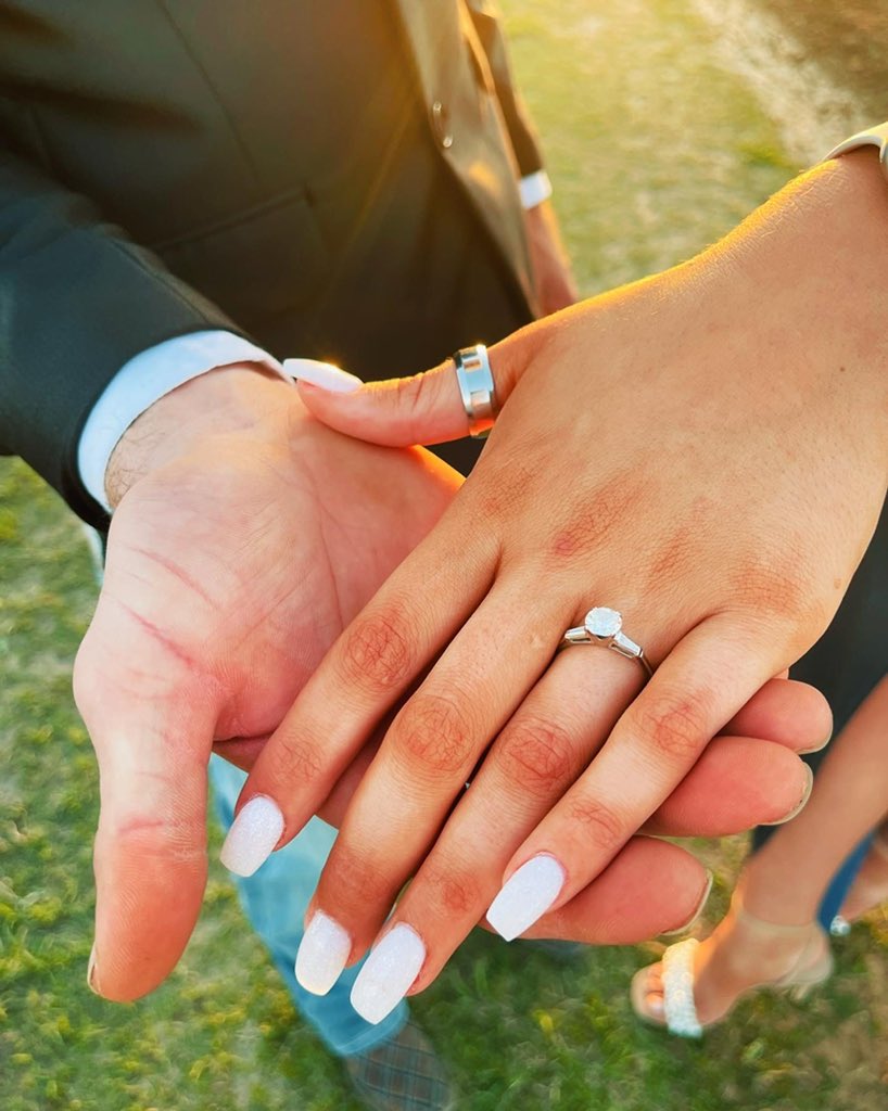 britmw22's tweet photo. I have a fiancé now 💍 https://t.co/BAYDyGjxIc