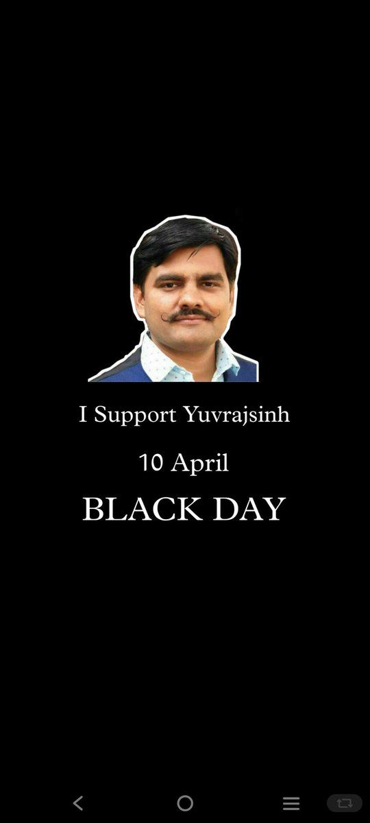 DevChau81127167's tweet photo. #iSupportYuvrajsinh https://t.co/Cr1lCZ4jXA