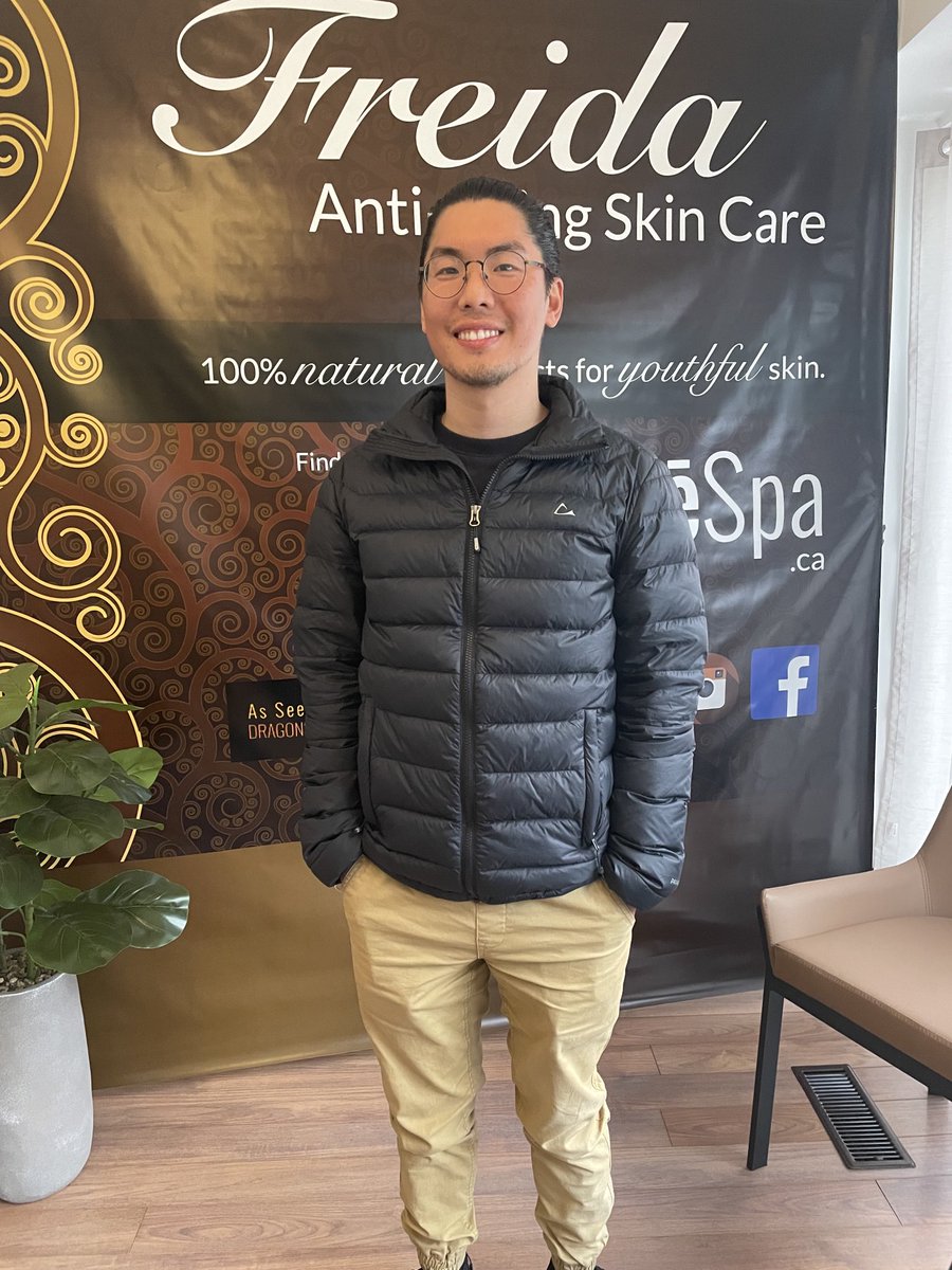 Will, all the way from Vancouver.  Loved his Oxygen Facial and we love Will #oxygen #facial #zoespa #antiaging