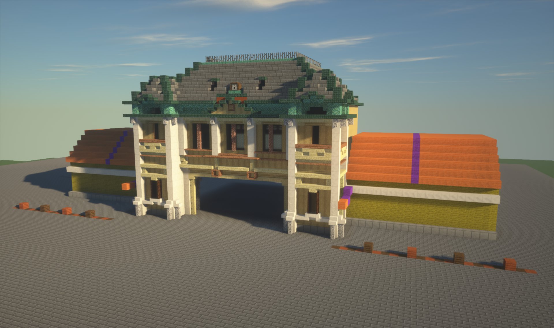 宝条みちる Minecraft Rt Ei Nemui 門司港駅 作りかけ Minecraft マイクラ Minecraft建築コミュ T Co E6osn7g4qr Twitter