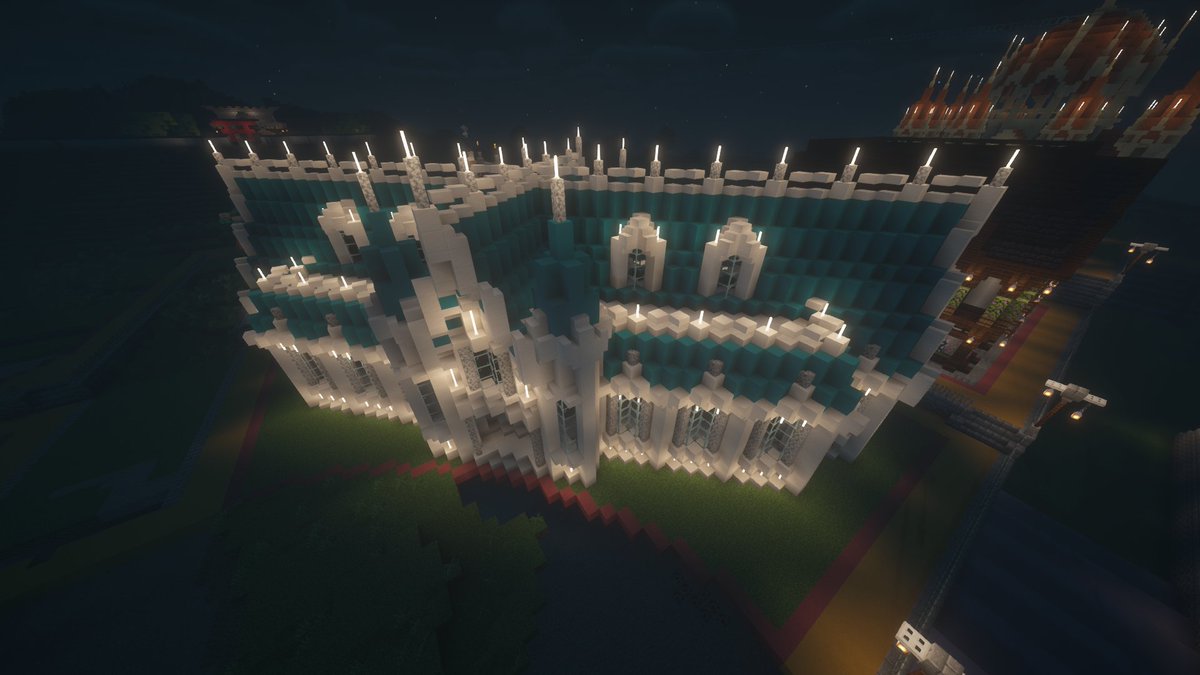 KazaReBane's tweet photo. はじめてのななめけんちく
#minecraft建築コミュ https://t.co/CvHsnJGfGY