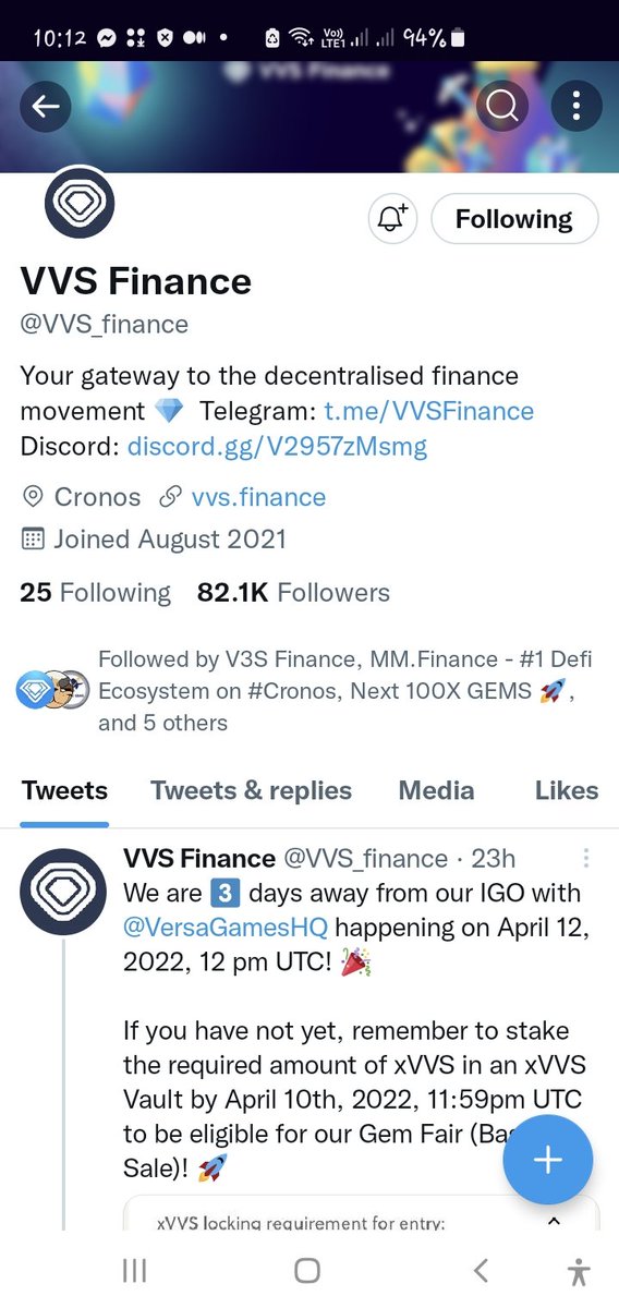Rubyporbz's tweet photo. @v3sfinance @VVS_finance Interesting project since it's the first Multi Algorithmic Tokens Protocol on Cronos. Kudos to the devs for this great project.
Tg rubyred3387
Dc rubyred#7410

Check this out guys
@AporboRannith @RexAporbo @ysayvoynolucky @DaylordB @iamprettyalexia https://t.co/EsUTejSyj9