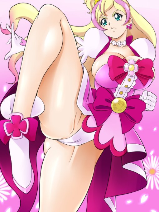 #キュアフローラ生誕祭2022  
過去絵の微妙改良 