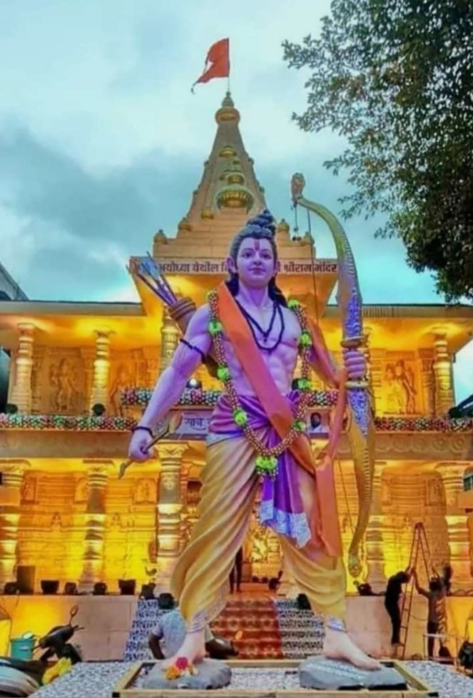 DhamoleAkash's tweet photo. The appearance day of Lord Ramachandra. 
#JaiShreeRam
#RamNavami https://t.co/O6MCOkkMsh