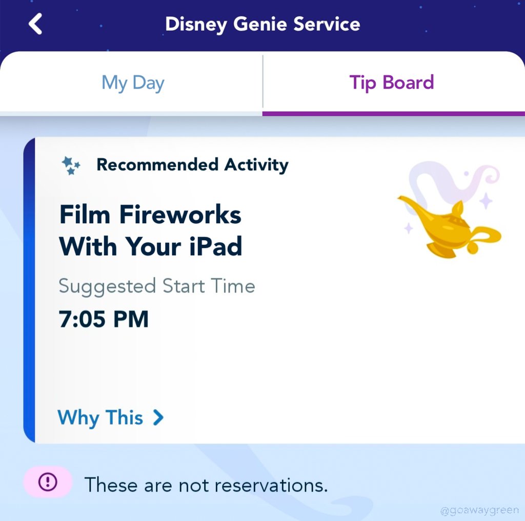 GoAwayGreen's tweet image. Today’s Disney Genie Recommendation #DisneyGenie