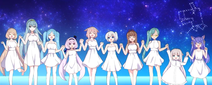 今日の19時!!楽しみ!!!
#星物語 #SiroArt  #ばあちゃる #めめアート #ちぇり絵 #ピノの自由帳  #すずあーと  #イオリの森美術館 #Merry_at #夢境画廊 #ルールル美術館 #ななみりうむ 