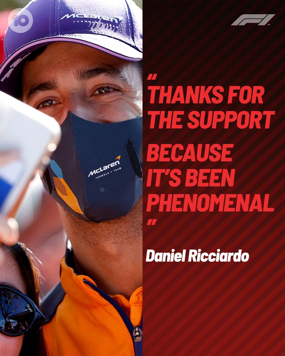 10Motorsport's tweet photo. Thanks for making Daniel's first Australian race in 3 years so special ✨

#AusGP Live now on 10 #F1 #Formula1 https://t.co/EHEZ2WuzHQ