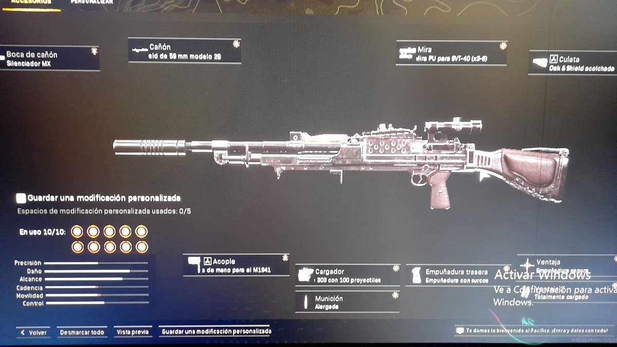 Gutilolo_8's tweet photo. @MrxSoki con la página que nos mostraste en tu video descubrí esta clase de la bren, mata a 460 ms hasta los 45 metros, la clave es el cañon y el cargador, el resto de accesorios son para controlar el retroceso, sé que te gustan otros pero hice pruebas y estos fueron los mejores https://t.co/89Qugqev6b