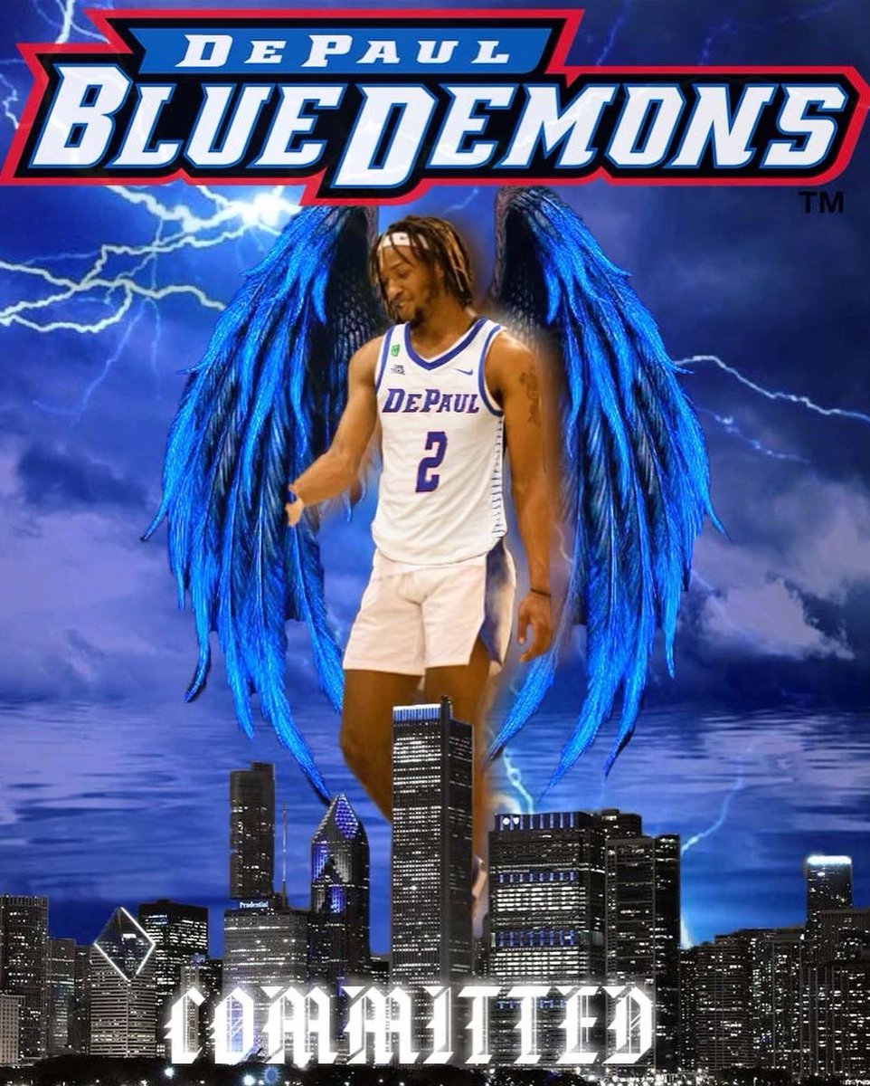 Dasean10nelson's tweet photo. First I wanna thank everyone who has been behind me since day one and never switch up and I would like to pronounce myself as the newest member of @DePaulHoops #GoDemons https://t.co/fS5SC8iAUB