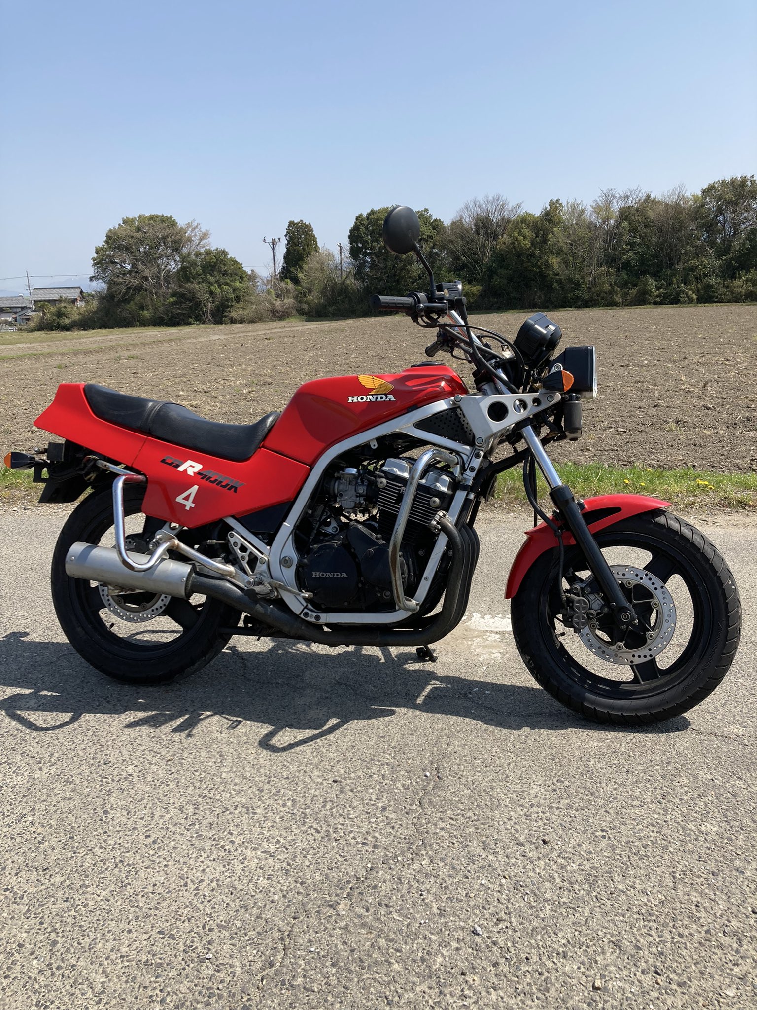 美品 ホンダ 純正 トップブリッジ ライザー付き　[266]