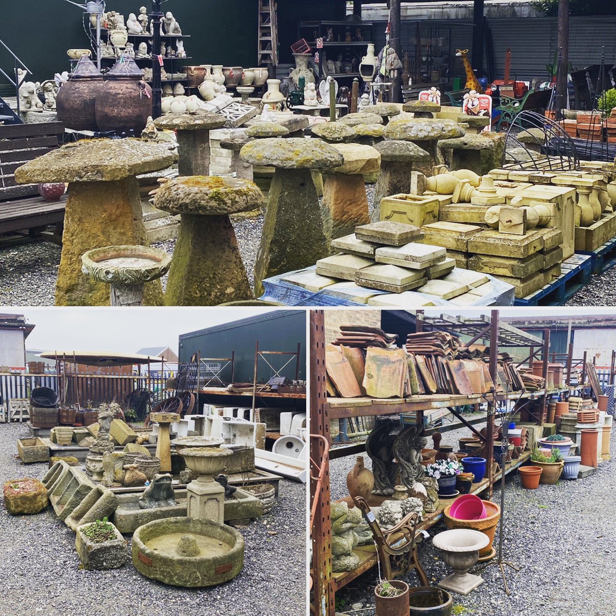 astraantiques's tweet photo. Gardens,gardens,gardens are go ๐ฑ๐ฅ๐ท Lots of new stock in our reclamation yard here at @astraantiques #chimneypots #gardenbarrels #stonetroughs #planters #stoneplanters #astrareclamationyard #astraantiquescentre #hemswell #lincolnshire #gardenersofinstagram Open 10-5 pm https://t.co/60mHRjacb0