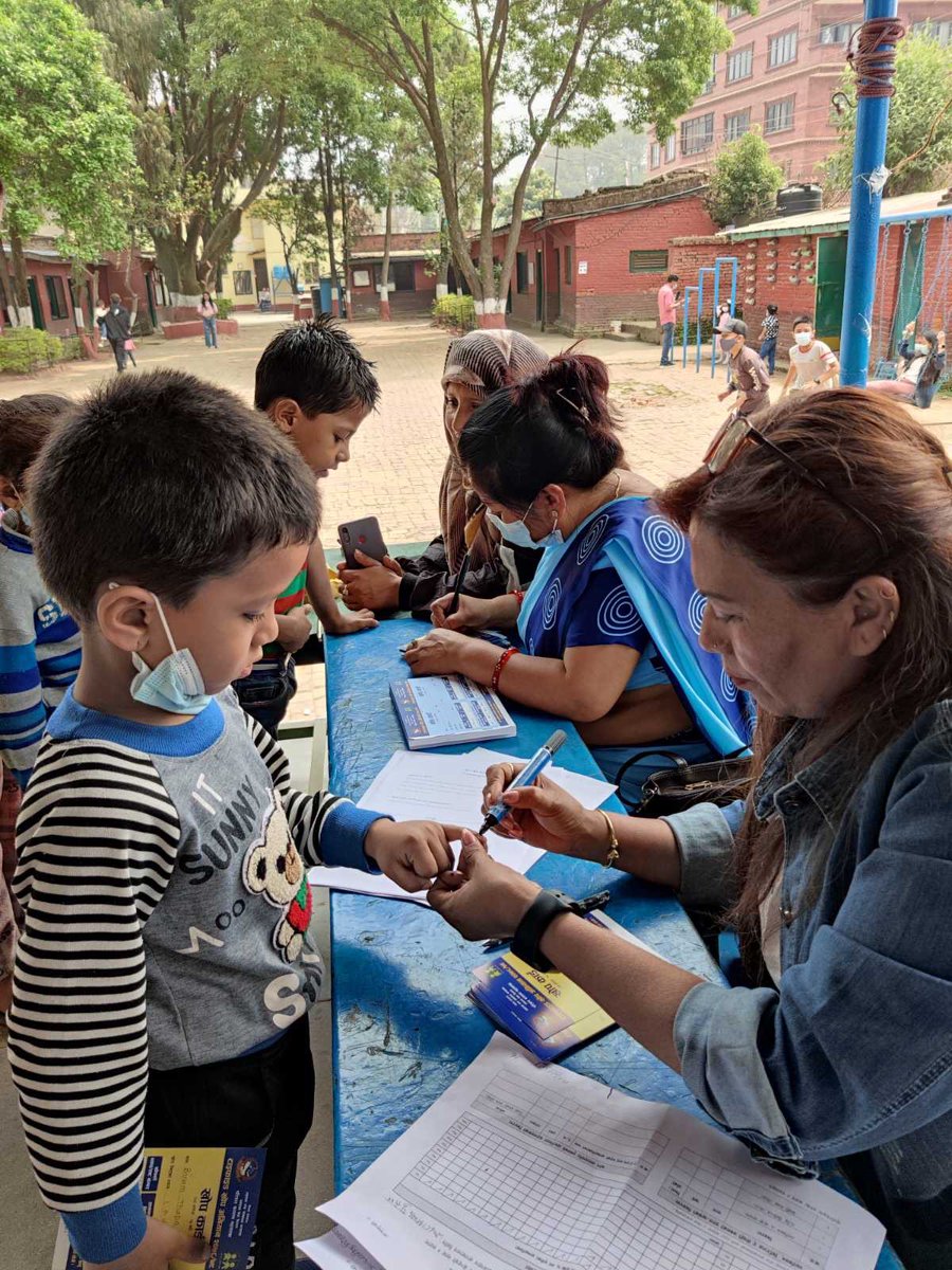 AshataDahal's tweet photo. Together,we can #TakeOnTyphoid. So glad to be a part of the research which is now implemented as a policy. Introduction of #typhoid conjugate vaccine in #Nepal was made possible by support &amp; coordination from @gavi @WHOSEARO @unicef_nepal @mohpnep @WHONepal @OxfordVacGroup https://t.co/v1Uac1Gyyc