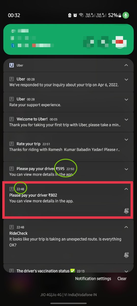 BitopanSaharia's tweet photo. How come I didn't pay the amount shown in the uber app ?@Uber_Support @Uber https://t.co/Hwj6Mds1FC