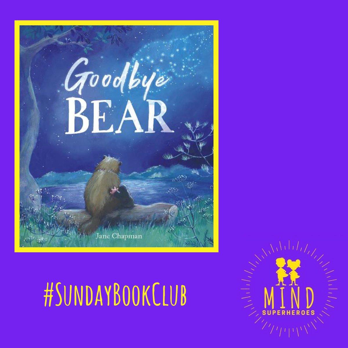 MindSuperheroes's tweet photo. #GoodbyeBear by #JaneChapman Beaver & Mole are devastated by the loss of their friend, Bear, but they learn to celebrate his life by remembering their time together. A gentle exploration of the difficult emotions of #grief & loss for young readers #SundayBookClub #MindSuperheroes https://t.co/bANctpPSxo