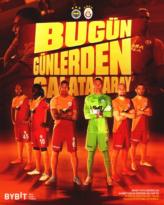 Galatasaray'ın Fenerbahçe Derbisi İçin Hazırladığı Görsel