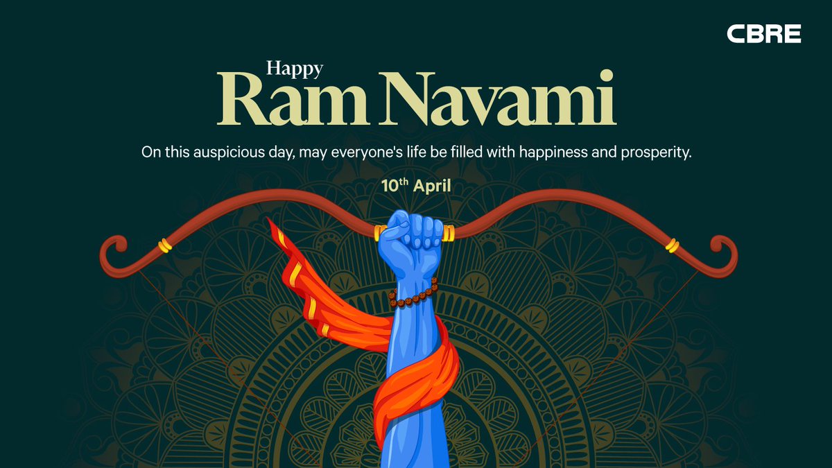 KumarShaanu's tweet photo. Let's celebrate the festival of #RamNavami in its true spirit. May it brightens your day with new opportunities &amp; enables you to achieve new milestones!

#RamNavami2022 #India #festivalsofindia https://t.co/eIlofCoQiv