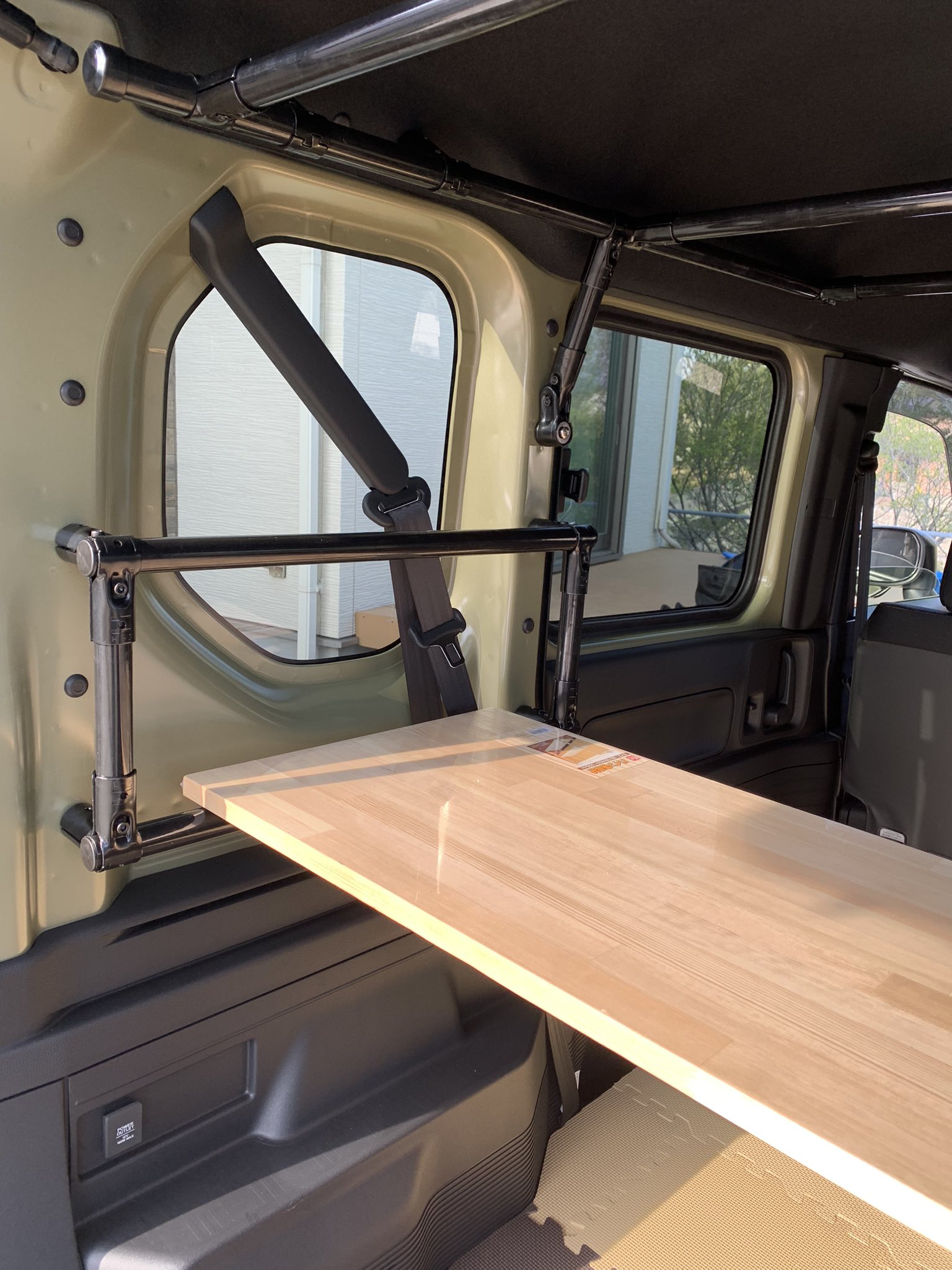 ゆーぴー 筋トレ キャンプ 釣り N Vanの棚取り付け イレクターパイプを使用して なんとか形になった 車中泊まであと少し Nvan ホンダ 車中泊 T Co Mari4glip8 Twitter