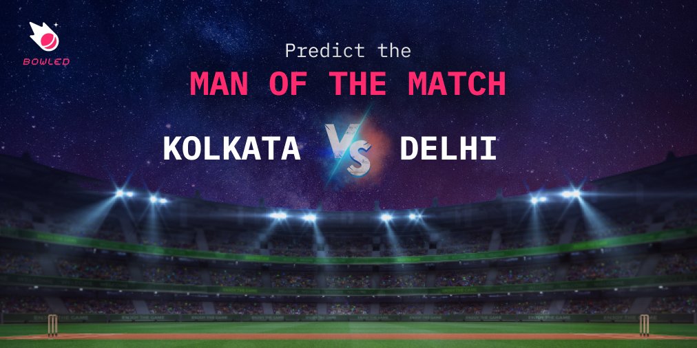 bowleddotio's tweet photo. (8/63) Predict the Man of the Match for Kolkata vs Delhi match, follow these simple steps, and win amazing giveaways every week. Weekly NFTs, Tokens, Cash prizes to be won!! Leave your answers in the comment box.
#Getbowled
#Play2Earn
#Bebowled
#bowled4Life https://t.co/adrcYFIMp3