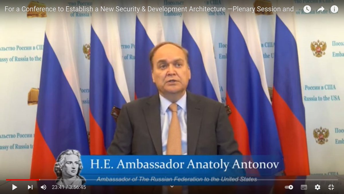 ZeppLaRouche's tweet photo. Helga Zepp-LaRouche's opening presentation, followed by Ambassador Anatoly Antonov
https://t.co/40OpjX7i5m https://t.co/DtKjbzjEGr
