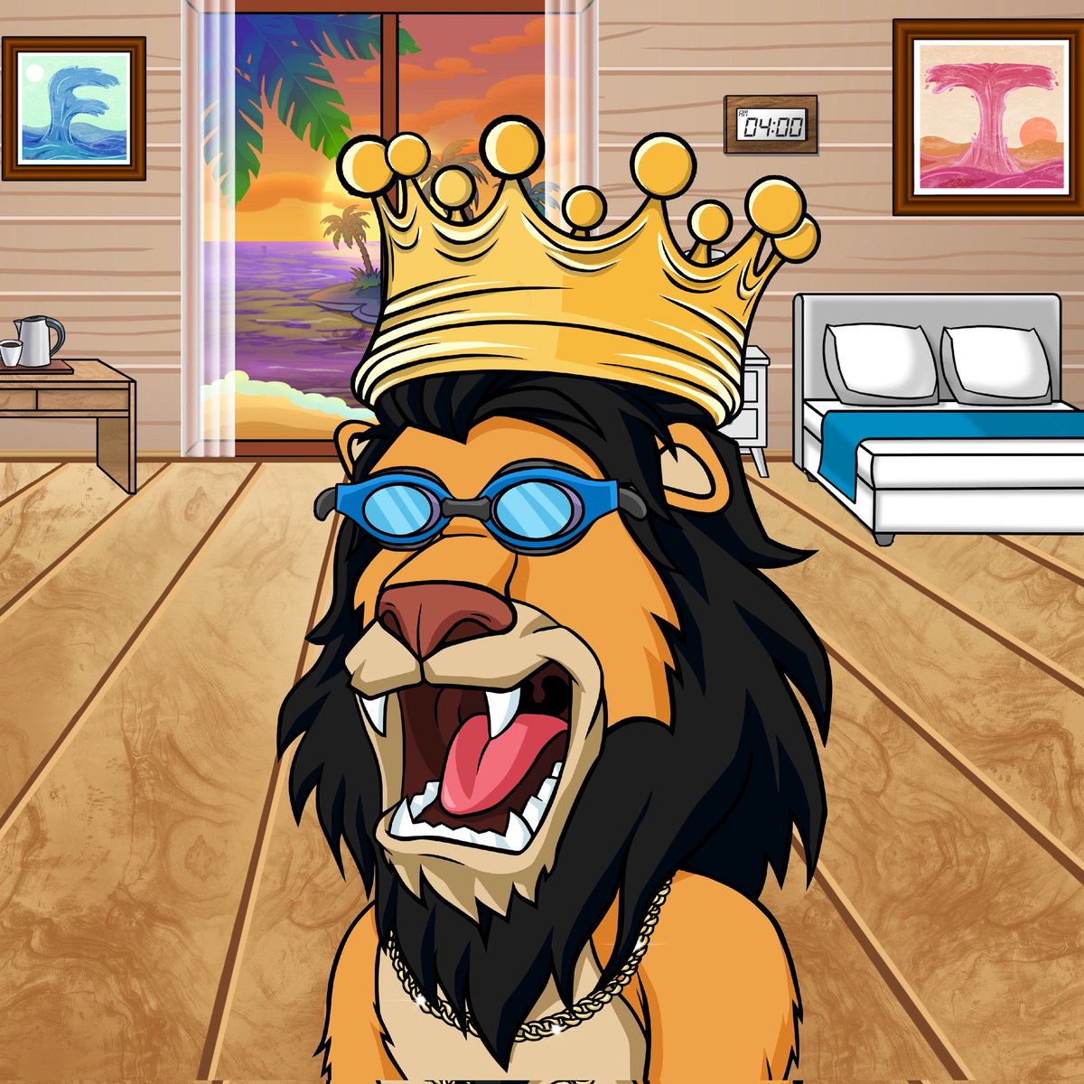LazyLionsInHome's tweet photo. @KirekaNFT Lazy Lion In Home 
#nftart #NFTProject https://t.co/vbNkQS5ex1
