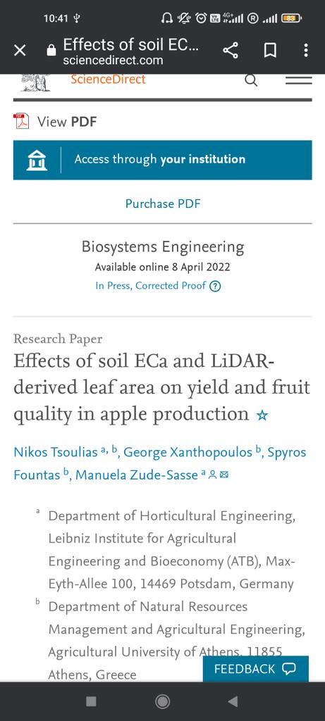 TsouliasNikos's tweet photo. Happy to share our last publication regarding LiDAR detected leaf area and its effect in apple quality https://t.co/Gc12O99M8L 
#Horticulture #LA #point_cloud #3D_Phenotyping @LeibnizATB @Prec_Hort https://t.co/upxtz5YMoP