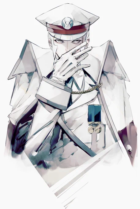 軍服マス ▽さん「笑顔」 