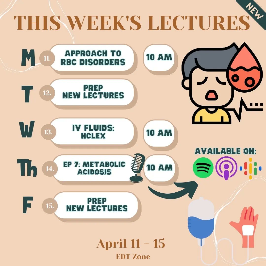 NinjaNerdSci's tweet photo. Ninja Nerds! ๐ค๐ผ Another week, another lecture schedule! #ninjanerdmedicine #ninjanerdlectures
#ninjanerdscience #studyanatomy #studyphysiology #studyanatomyandphysiology #nursingschool #medschool #ptschool #crnaschool https://t.co/Bl9e5JuNY4