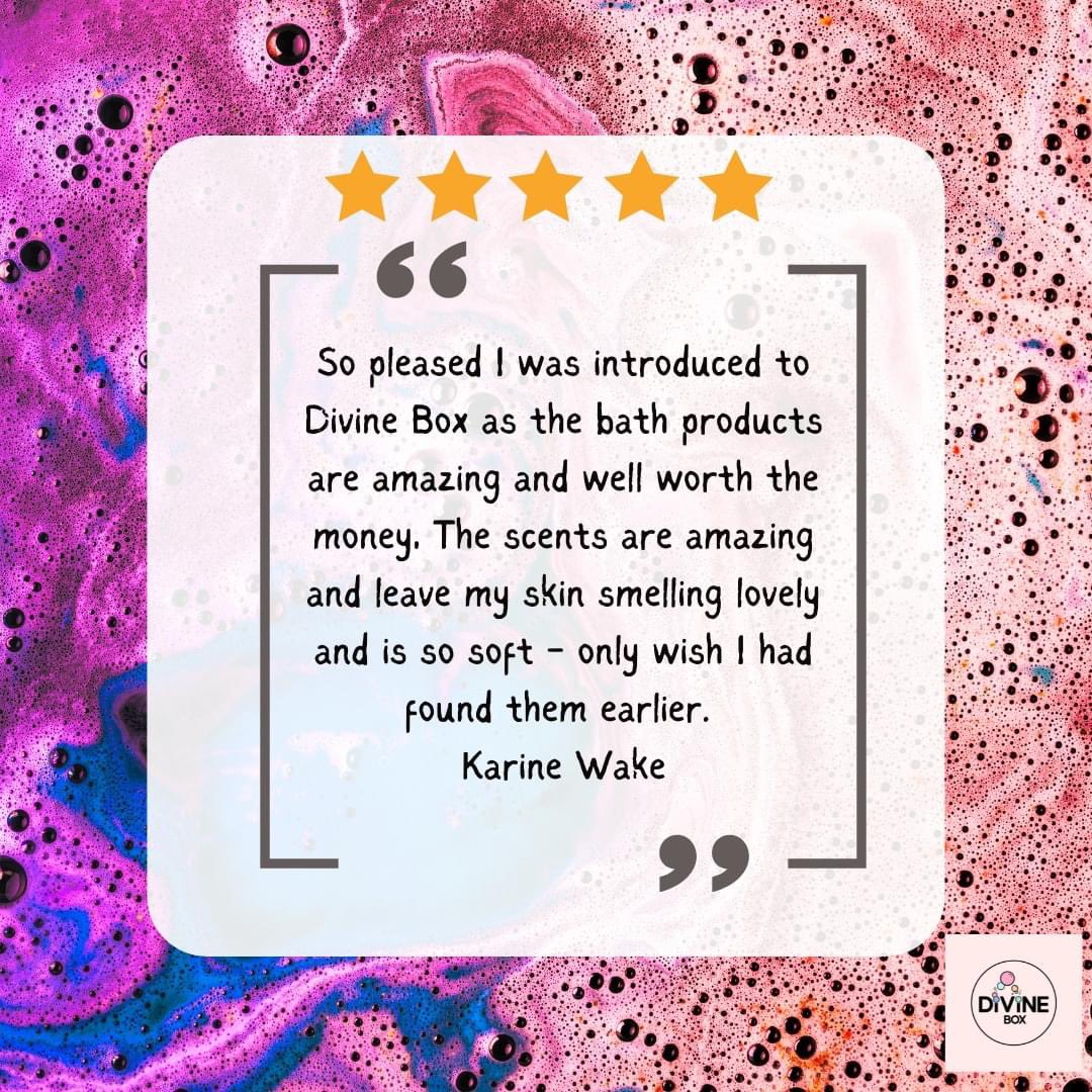 DivineBox1's tweet photo. What can be more joyous than customer feedback! 😀
THANK YOU - this is why we love what we do! ❤️
#customerreview #5starreview #happy #divinebox https://t.co/JEi1DztYOW