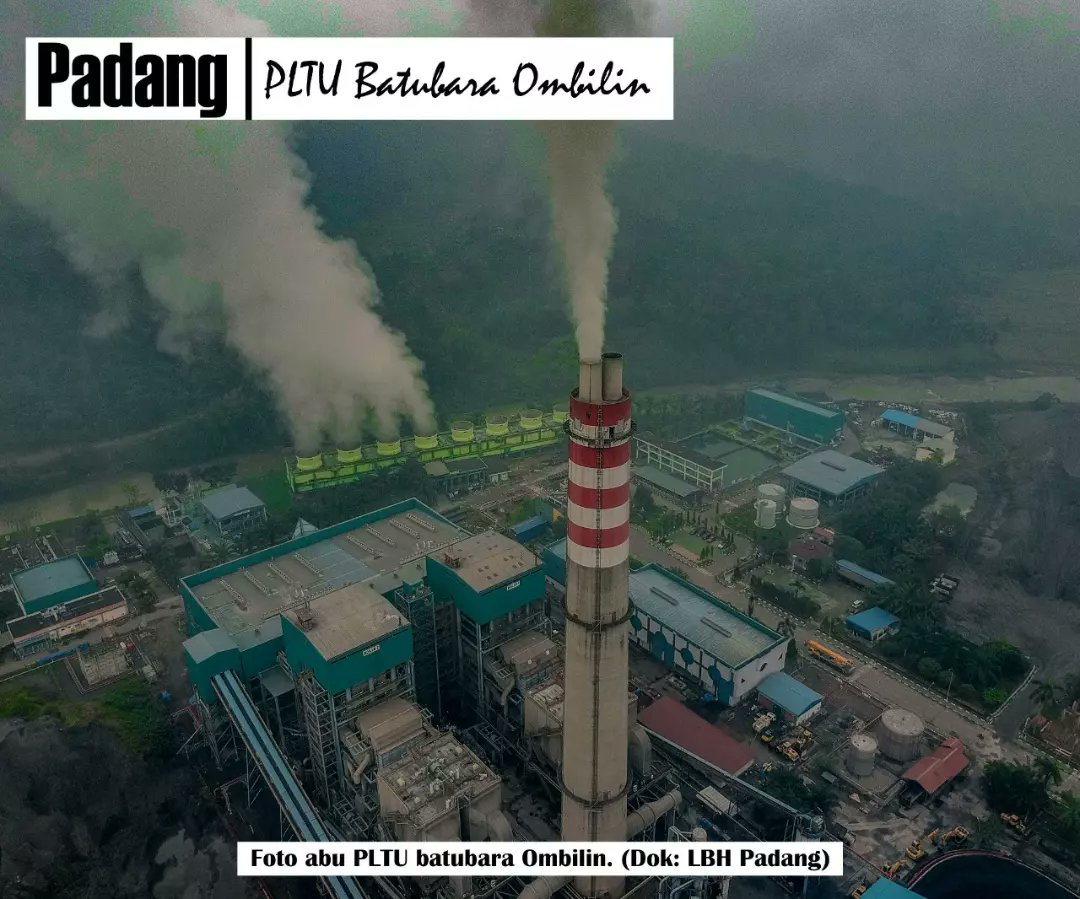 kanopimedia's tweet photo. Belasan tahun PLTU batu bara Ombilin di Sijantang Koto Sawah Lunto Sumatera Barat meracuni udara yg dihirup warga.
@LbhPadang @YLBHI @bersihkan_indo https://t.co/qrFuSIbGjU