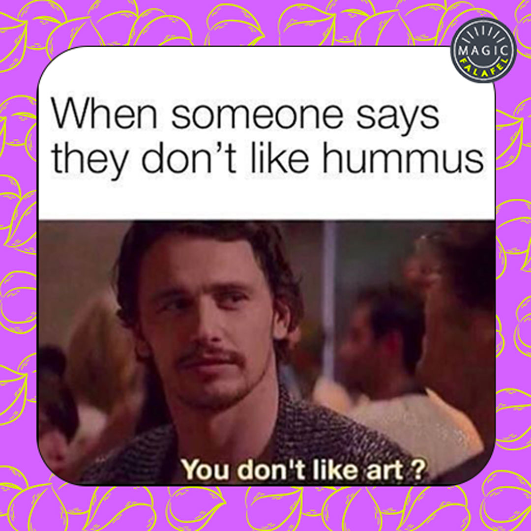 😂😂😂  Absolutely, hummus lives in our hearts 🤩💚😋
Do you agree? 😜

#food #foodie #vegan #vegetarian #veganfood #plantbased #yummy #healthy #foodlover #londonfood #camdenmarket #foodpics #foodphotography #hummus #falafel