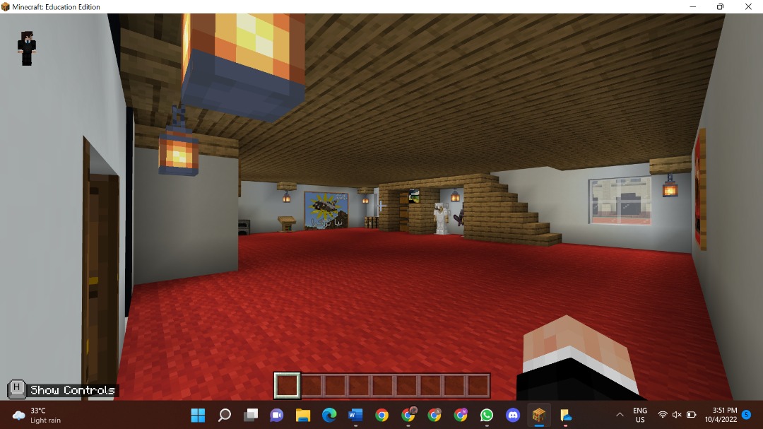 liebe1589's tweet photo. Finally done with my #buildchallenge also, shout out to @mimmasayuti @nodooley and @aaronmaureredu for introducing Minecraft Education Edition ✨ Thanks a lot for sharing your knowledge with me🤝 Really enjoyed it😉
#MinecraftEdu 
#Flipgrid
#GuruTwitterIPGKBM
#FutureReadyLearner https://t.co/38E2NUiAxV