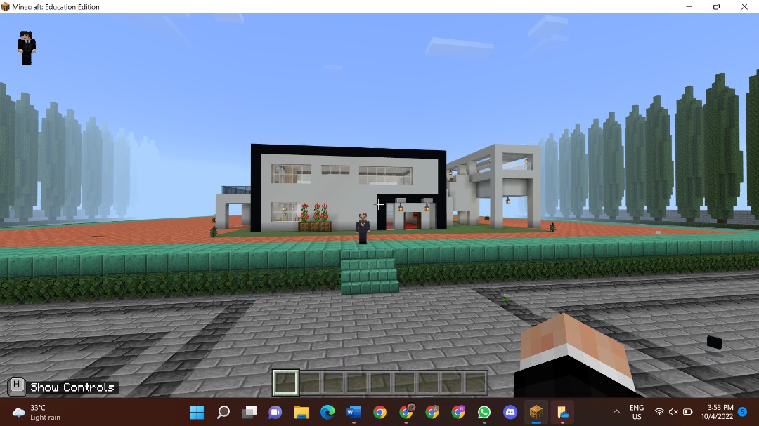liebe1589's tweet photo. Finally done with my #buildchallenge also, shout out to @mimmasayuti @nodooley and @aaronmaureredu for introducing Minecraft Education Edition ✨ Thanks a lot for sharing your knowledge with me🤝 Really enjoyed it😉
#MinecraftEdu 
#Flipgrid
#GuruTwitterIPGKBM
#FutureReadyLearner https://t.co/38E2NUiAxV