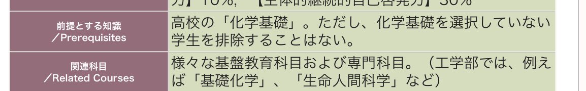 h1tsuj1san's tweet photo. @uu_sinnyuusei シラバスに書いてありましたよ！ https://t.co/iLOZlDmjpz