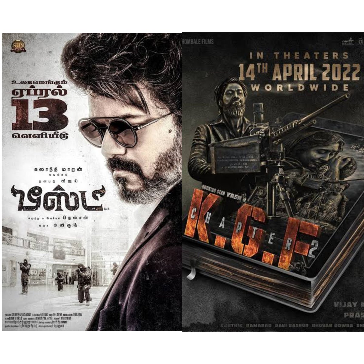 highonkokken's tweet photo. First Day First Show this week in #nammachennai #cinemaveriyan
April 13th #beast #BeastModeON
April 14th #kgfchapter2 #KGF2
#beastonapril13th #beastandkgf
#kgf2onapril14th #kgfandbeast
#letsspreadpositivity #letscelebrate
#fdfs #firstdayfirstshow #naangaveramaari https://t.co/fICeQ3sMPR