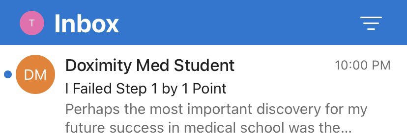 TKozarMed's tweet photo. Took Step Yesterday. Received this lovely email today. Thanks Doximity… https://t.co/N9JwuXQ2TJ
