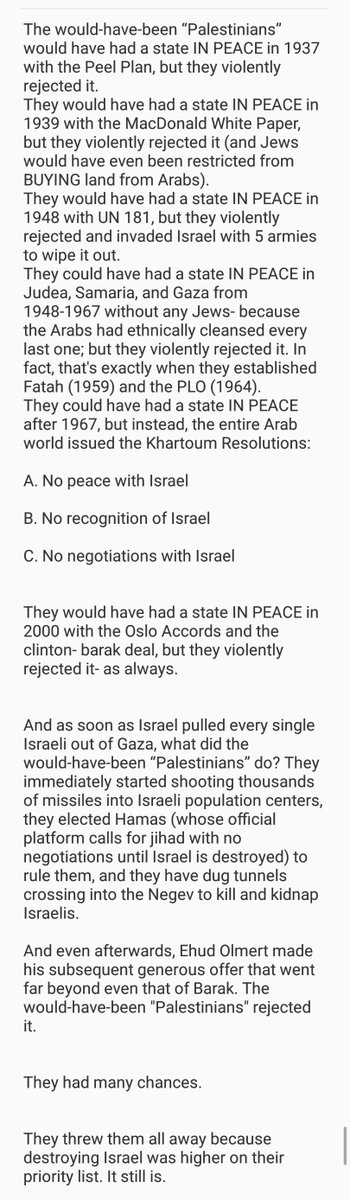 DaveMamnix's tweet photo. @GordonHastie3 @robertcp @Taj_Ali1 @andrewfeinstein Are you kidding,  Israel has made peace and compromise with Egypt, with Jordan,  they left Gaza unilaterally, have peace with UAE, Morroco  Bahrain, and others but Palestinians have proven this will accept no deal that leaves Israel in existence. https://t.co/IxMqIceeh0