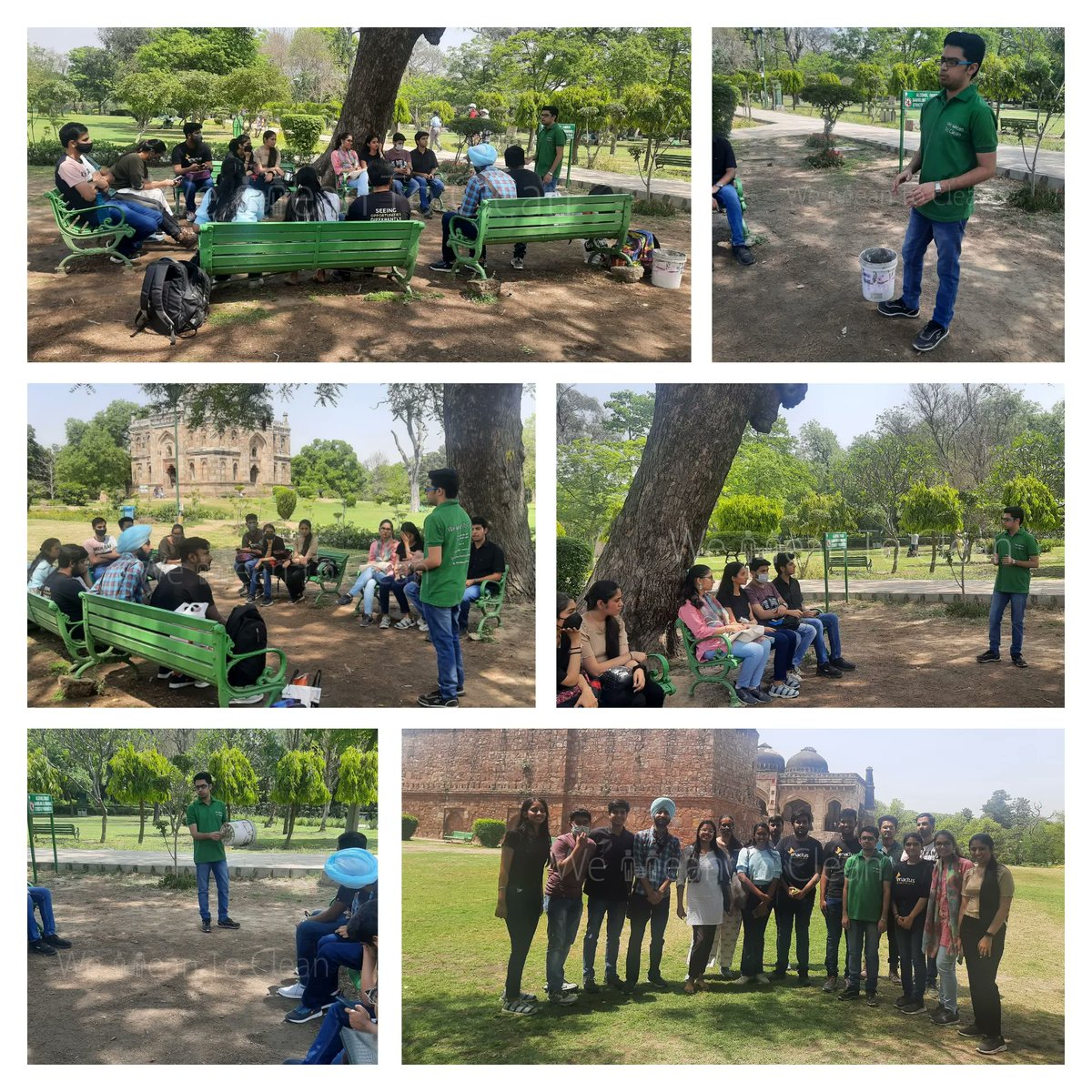 Glimpses from our FREE #HomeComposting session yesterday at #LodhiGarden
Composting is easy, let's compost!

#WeMeanToClean #CleanDelhi #SwachhBharat #MyCleanIndia #Compost #Composting #SustainableLiving #ClimateAction #WasteManagement #WMTCWasteWisdom #DelhiNCR <a href="/EnactusRamjas/">Enactus Ramjas</a>