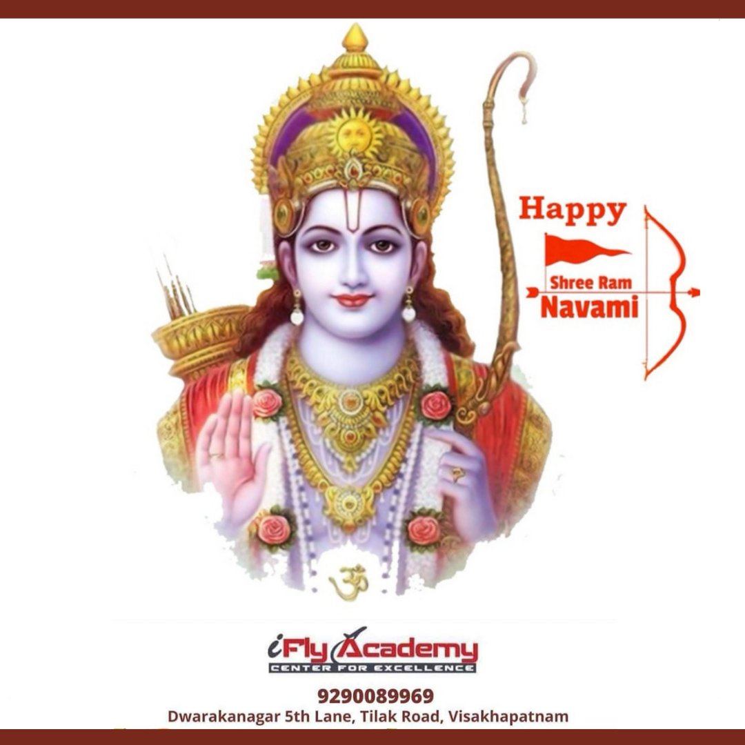 I_Fly_Academy's tweet photo. May the divine grace of Lord Rama be with you always. Wishing you and your family a very Happy and Happy Ram Navami.
.

#ramnavami #ram #jaishreeram #ramayana #india #lordrama #hindu #sitaram #hinduism #lordram #rama #ramnavmi #hanuman #jaishriram  #hanumanji https://t.co/A5I7Stj475