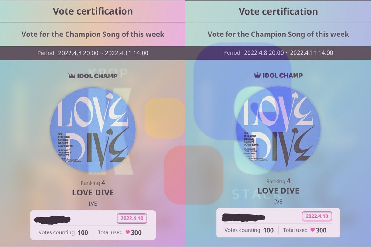 KpopStack's tweet photo. 600💙 for #IVE ShowChampion Pre-Voting
Purchased by @aug13O8
Thank you😊
#kpopstackPROOFS https://t.co/ZVGwu14Cnd