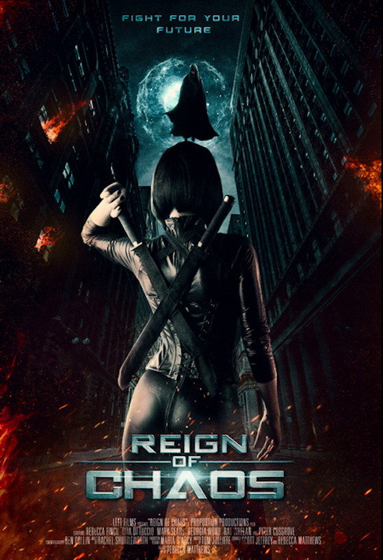 REIGN OF CHAOS is a sleek-looking dive into a future governed by a type of madness which turns humans into flesh-eating psychos. Releases April 12 from <a href="/LeftFilms/">Left Films</a> #scifi #FilmTwitter 

Review: bit.ly/35XCgbX