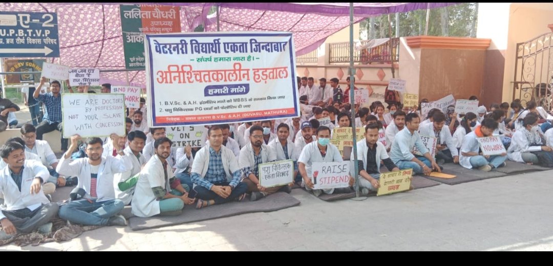 #Increase_UP_vets_Stipend
#DUVASU_Mathura
#SVPUAT_Meerut
#ANDUAT_Ayodhya
<a href="/dharampalbjpmla/">Dharampal Singh</a> 
<a href="/myogiadityanath/">Yogi Adityanath</a> <a href="/presidentVCI/">Dr. Umesh C Sharma</a>  @dmmathura7512 <a href="/ptshrikant/">Shrikant Sharma</a> <a href="/News18UP/">News18 Uttar Pradesh</a> <a href="/WeUttarPradesh/">UttarPradesh.ORG News</a> <a href="/ANINewsUP/">ANI UP/Uttarakhand</a>