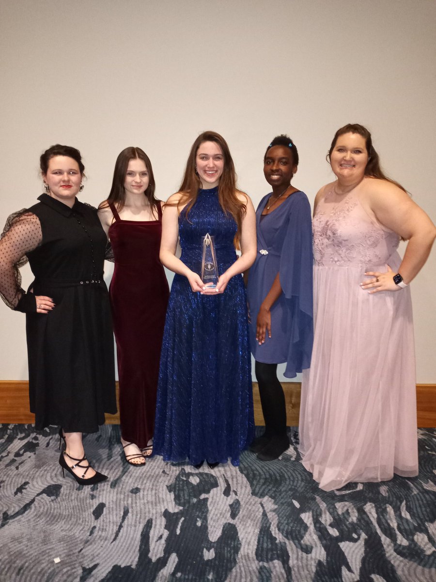 We won a Distinguished College Project Award and were recognized as one of the Top 100 Chapters in the world at the Hallmark Awards Gala. #PTKCatalyst