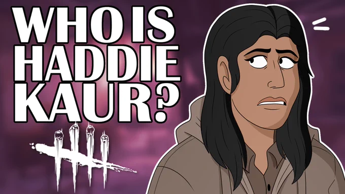 thumbnail for tomorrow's video! I made a simple design for Haddie as a placeholder for the thumbnail, I like the idea of her looking normal in every way but having these extraordinary abilities! 