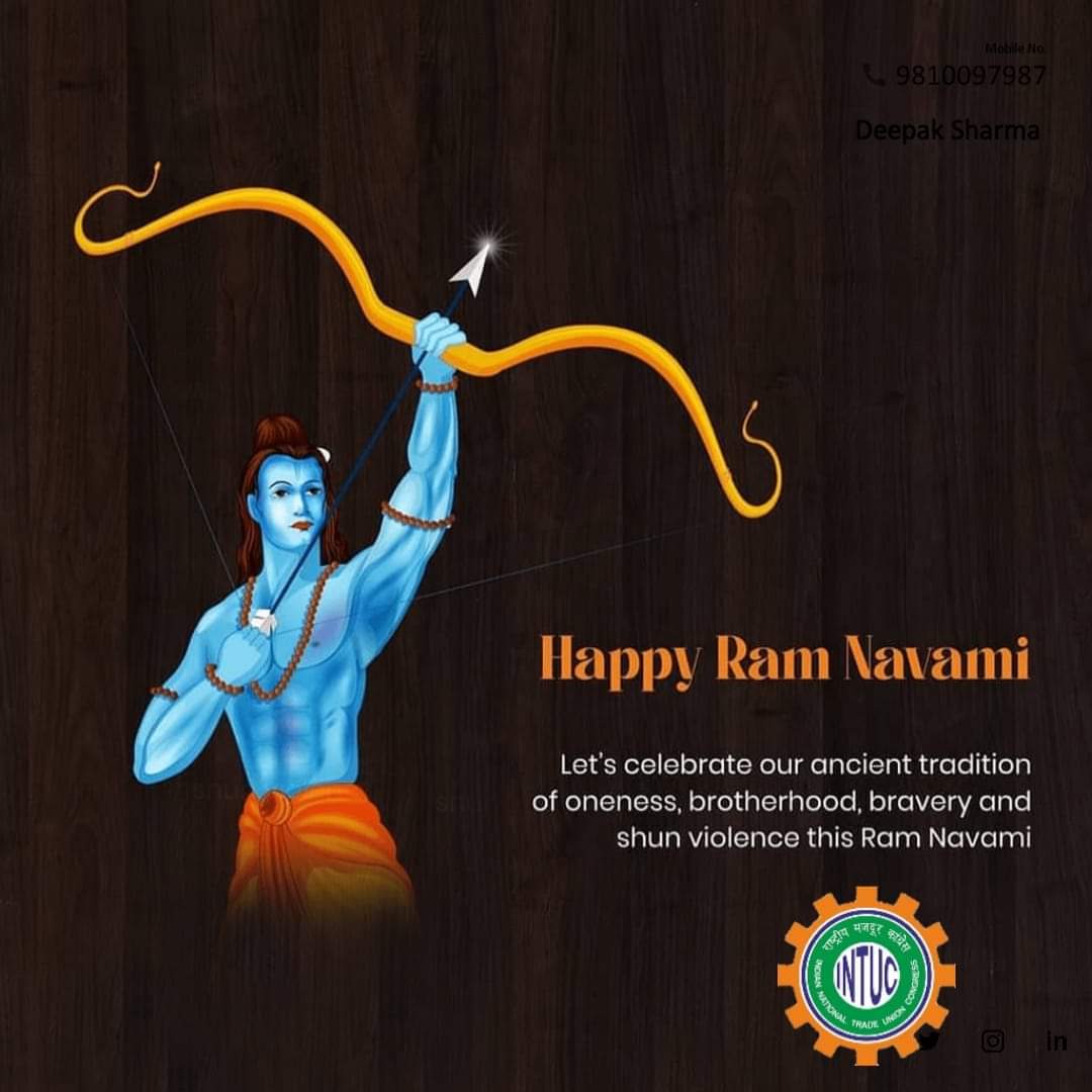 INTUCnational's tweet photo. Happy Ram Navami https://t.co/lixE9mC8iK