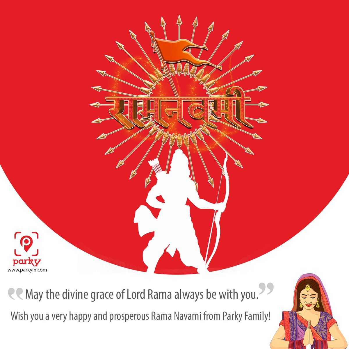 ParkyIndia's tweet photo. राम नवमी का त्यौहार भारत के उन धार्मिक त्योहारो में से एक हैं जिसे हिन्दू समाज केर लोग बड़ी श्रद्धा से मानते हैं|  इस दिन भगवान श्री राम का जन्म हुआ था और इस दिन को उनके जन्मदिन के दिन से सम्भोदित किया जाता है| 
रामनवमी की आप और आपके परिवार को हार्दिक शुभकामनायें!!! https://t.co/3Krb94UlvE